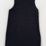 Free People  Beach Dress Size Small Black Nina Sweater Mini Tank Dress Photo 0