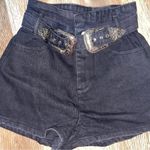 Le lis  western Black Jean shorts🤠 NWT Photo 0