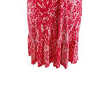Maaji  Blooming Wild Short Beach Dress Snake Print Red Pink Size Small‎ Photo 12