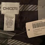 Chico's Chico’s Dark Gray Mid Rise Straight Leg Zip Closure Dress Pants Size Small Photo 6