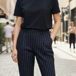 ✨Ralph Lauren Navy Pin Striped Wool Photo 0