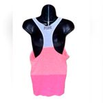 PINK - Victoria's Secret Victoria's Secret PINK Colorblock White/Pink/Coral Racerback Tank Top Medium Photo 1