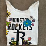 Urban Outfitters Houston Rockets Off The Shoulder Graphic Tee Shirt Photo 1