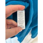 L.L. Bean Womens Pullover Large Regular Quarter Zip Mock Neck Cobalt Blue Fleece Photo 3