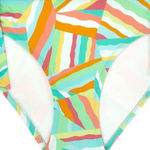 Helen‎ Jon Soft Tie Tunnel Hipster Beach Cabana Bikini Swim Bottoms NEW Size XS Blue Photo 0