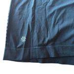 Athleta Women’s M Short Sleeve Foothill Perforated Tee Shirt Black Running Gym Photo 5