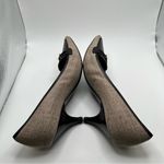 Salvatore Ferragamo  canvas pumps black vintage size 8.5 AA (narrow) kitten heel Photo 7