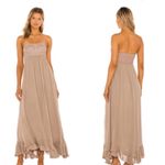 Free People Adella Corset dress in Taupe size Small NWT Photo 2