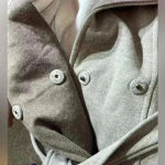 Sebby  Tan & Brown‎ Hooded Knit Belted Jacket Size Small Warm | Cozy | Fall Photo 7