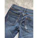 Free People  Medium Blue Distressed Skinny Jeans Size 25 Photo 3