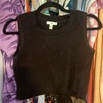 BP  Medium Black Ribbed Crop Top Sweater Photo 0