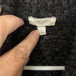 Talbots  cardigan Sweater gray black womens size small buttons business … Photo 4