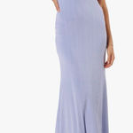 Petal and Pup  Declan Halter Maxi Dress. Lavender/Light Blue. Size: Large. Photo 0