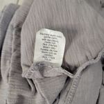 J.Crew  Womens XS Gray Sleeveless Ruffle‎ Front Tank Top Keyhole Casual Photo 4