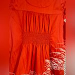 Anthropologie  / Floreat | Cotton Embroidered Cap Sleeve Crane Dress, Sz 4 Photo 8
