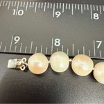 Natural Freshwater Cultured Pearl Knotted Pearl Clasp Bracelet 32.1g. White Photo 11
