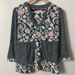 Boden USA Biden Sz 6 Beautiful Floral & Dots Print Blouse Top Photo 0