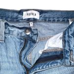 Pistola  Presley Straight Leg High Rise Light Wash Distressed Jeans 26 Primetime Photo 3