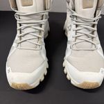 ON Women's Cloudrock Waterproof Hiking Boot Shoes Glacier/Sand Size 9 No Insoles White Photo 3