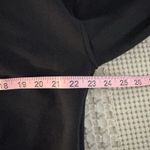 Aerie NWT  Cardi Bomber Womens Small Black Snap Button Up Pockets Oversized Photo 7