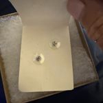 Austrian Crystal Vintage Pierced Earrings Estate Jewelry Pre Photo 1