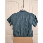 Athleta Playa Linen Tie Top Size Large Wrap Stretch Waist NWT Photo 4