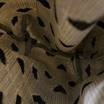 Cross body white with black hearts purse Photo 2