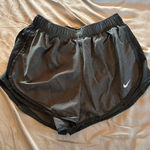 Nike Dri-Fit Heather Tempo Running Shorts Womens S Black Gray DB4487-083 Lined Photo 0