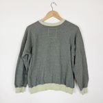 PEOPLE OF LEISURE rolling stones too tough to die sweatshirt in sage gray Size M Photo 4