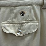 Tommy Bahama Silk Pale Yellow Casino Deck Pleated 4 Pocket Shorts Womens 6 Photo 8