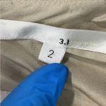 3.1 Phillip Lim 3.1 Philip Lim‎ Bow Sleeveless Fit Flare Mini Dress Camel Tan Size 2 Photo 3