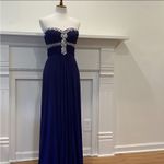 Cache Vintage Formal Strapless Dress 10 Holiday Party Long Dress Gown Y2K Style Photo 3