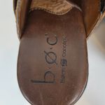 BOC Womens Shoes Size 8/39 Brown Leather Chunky Heels Slip Photo 7