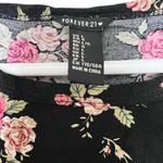 Forever 21  Womens Floral Elastic Waist Dress Sz L Photo 2