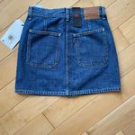 Levi's Premium Denim Button Up Skirt. Photo 1