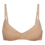 SKIMS Wireless Form Push- Up Plunge Bra- 32DD- Clay Photo 0