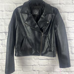 Levi's  NWT Women's Faux Leather Aviator Moto Asymmetrical Zip Jacket Size Small Photo 0