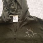 Aerie Green Zipup Hoodie Photo 1