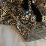Breeze Over Silver Sequin Women's Shorts Medium Photo 3