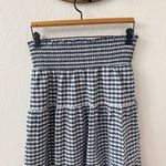 Universal Threads Universal Thread Blue White Tiered Gingham Check MIDI Maxi dress M Photo 4