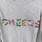Torrid Sequin CHEERS Pullover Crew Neck Sweater Holiday Women's Plus Size 2X Photo 4