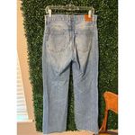 ANINE BING  High Rise Jeans Wide Leg Raw Hem Size 27 Photo 2