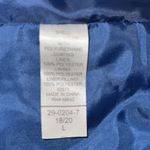 Woman Within  blue quilted zip up lightweight jacket with side pockets! Photo 8