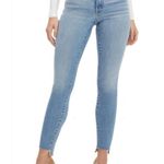 Good American 2 26 Good Legs Raw Step Hem Skinny Jeans In Blue High Rise Stretch Photo 0