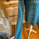 Aeropostale Women's Eyelet Long Sleeve Blue Blouse Size M Casual Photo 3