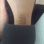 Free People  Black Over the Knee Boots Leather Heeled platform Photo 11