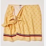Free People  Yellow Pattern Linen Blend Sarong(One size) Photo 1