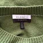 Eloquii  Green Popcorn Front & Sleeves Puffed Shoulder Balloon Sleeves Size 18/20 Photo 4