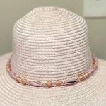 Women's Pink Straw Sun Hat Photo 0