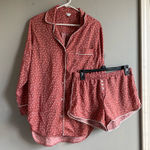 Aerie  Silk Pajama Set Mixed Sizes - shirt (med), shorts (small) Photo 0